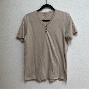 Men’s Cotton On Tan Henley Tee